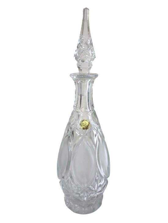 Princess House Other - Vtg Princess House Decanter With Stopper Genie Bottle Leaded Crystal 15.5 Inches